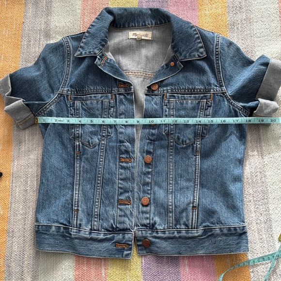Madewell Short sleeve Denim Jacket Size S - Picture 6 of 6